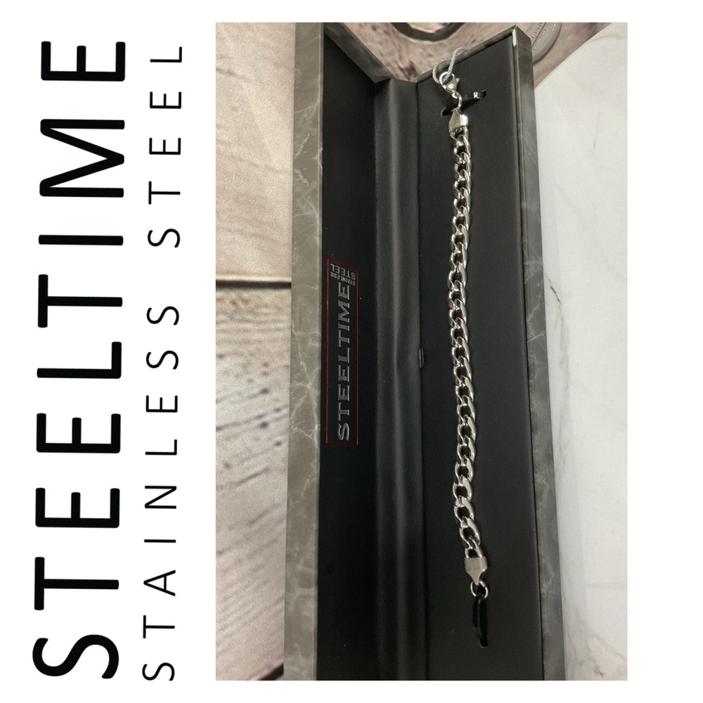 🐘 Steeltime 18k Gold Plated Stainless Steel Bracelet